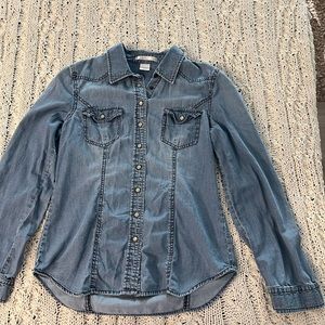 Charlotte Russe denim button down